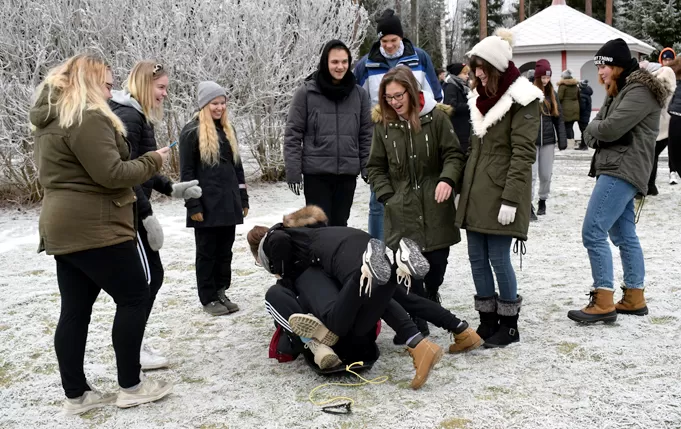  Eri ryhmillä oli erilaiset taktiikat pulkka-pisteellä.