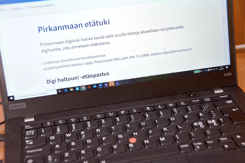 Suomidigi-sivustolle on koottu Pirkanmaan etätukipalveluiden lisäksi paljon muutakin digitietoa.