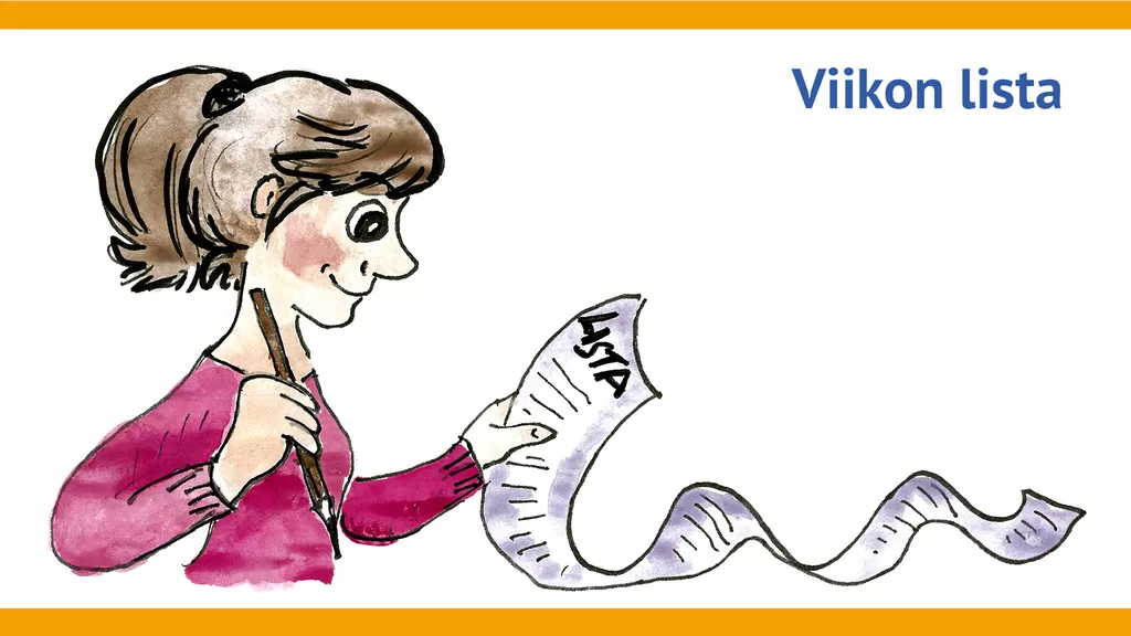 Viikon lista on toimituksen keräämä ajankohtainen lista.