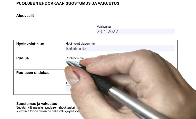 Karviasta ei vielä kerrota ehdokasnimiä.