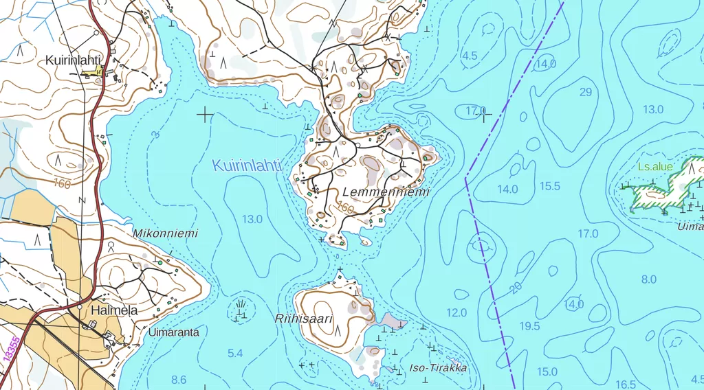 Kumottu Lemmenniemen ranta-asemakaava osoitti uusia rakennuspaikkoja Kuirinlahden pohjoisrannalle. Riihisaaren ranta-asemakaava jäi voimaan. Siinä uudet rakennuspaikat ovat saaren etelärannalla.