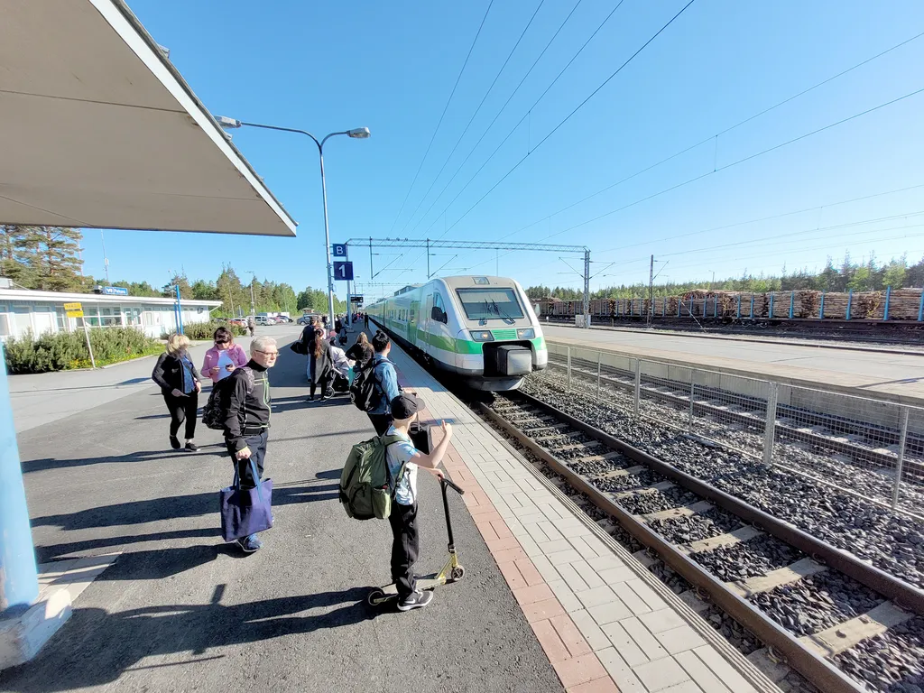 Parkanon rautatieaseman kokonaismatkustajamäärä kasvoi edelleen.